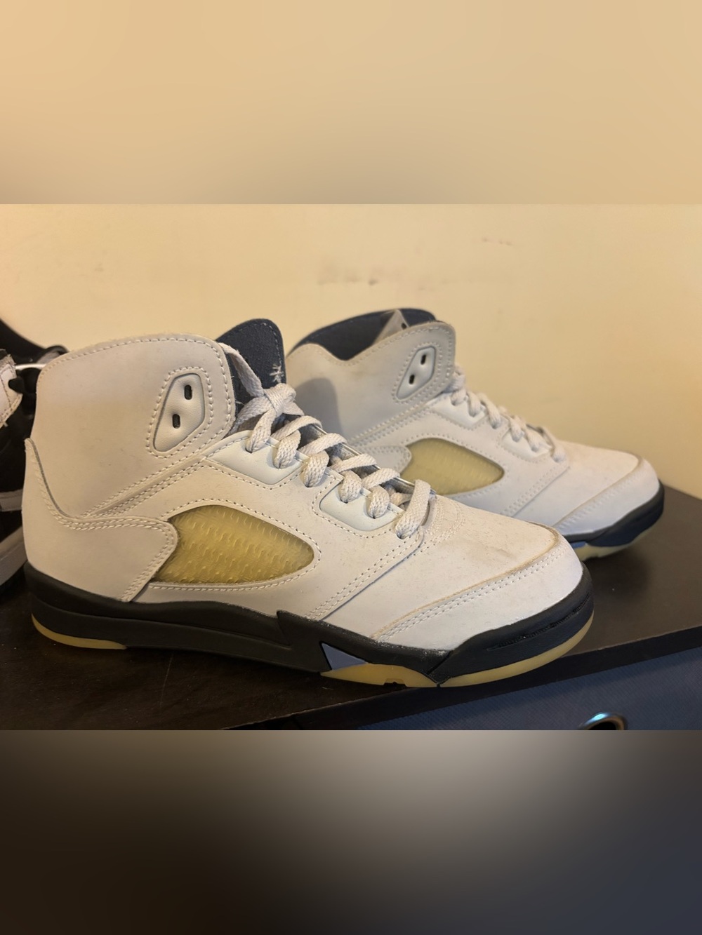 Nike Blue and White Athletic Shoe
